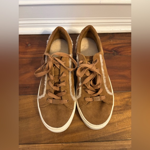 Ugg Zilo Heritage Shearling Lined Sneakers Women's Size 8 - Picture 4 of 11